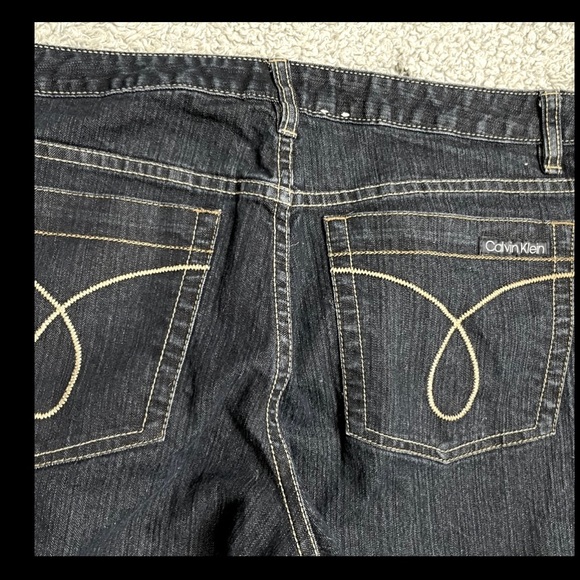 Calvin Klein size 12 flare jeans - Picture 2 of 10